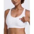 thumbnail image 4 of CRZ YOGA Butterlift Racerback Crop Tank Tops for Women U Neck Yoga Padded Longline Sports Bras Workout, 4 of 5