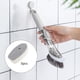 thumbnail image 2 of Juego de cepillos de limpieza multiusos, estropajo para cuencos, dispensador de jabón, cepillo para platos, cepillo para lavar y fregar Gris con 3 esponja, 2 of 9