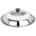 thumbnail image 1 of Universal Pot Lid with Glass Top Pots Pans Cookware Lid Replacement Frying Pan Lid, 1 of 9