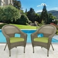 thumbnail image 7 of Pemberly Row Wicker Patio Chair in Gray and Sage Green (Set of 2), 7 of 7