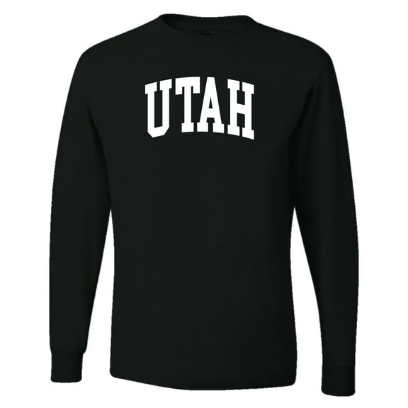 Wild Bobby State of Utah College Style Men Long Sleeve Shirt