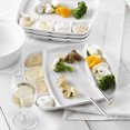 thumbnail image 1 of Trudeau Maison Ensemble de 4 assiettes à fondue carrées, 1 of 3