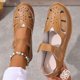 thumbnail image 5 of MKLEKYY Sandalias Ortopédicas para Mujer, Informales, Transpirables, Caladas, Planas, para Uso Diario, Cómodas, Duraderas, para Primavera, Verano y Otoño., 5 of 5
