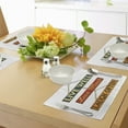 thumbnail image 4 of Ambesonne Live Laugh Love Place Mats Set of 4, Rusty Signs, Standard Size, Multicolor, 4 of 6