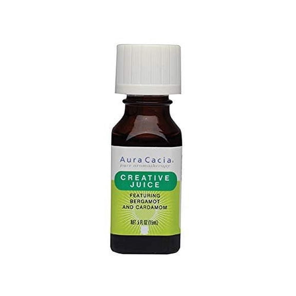 Aura Cacia Pure Aromatherapy w/ Creative Juice Featuring Bergamot, 0.5oz