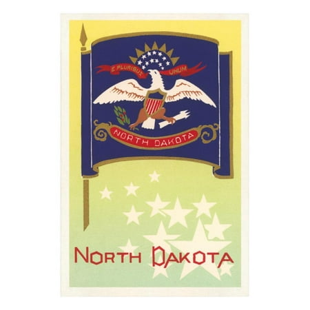 Flag of North Dakota Print Wall Art