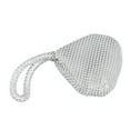 thumbnail image 6 of Women Portable Bead Evening Bag Purse Exquisite Fashionable Elegant Wedding Dancing Party Handbag Silver Handbag, 6 of 8