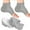 Gray, variant on Height Increase Socks,Happon 1 Pair Height Max Socks, Comfortable Height Increase Insoles,Invisible Shoe Lift Heel Pads,Height Booster Socks for Women Men (Black)