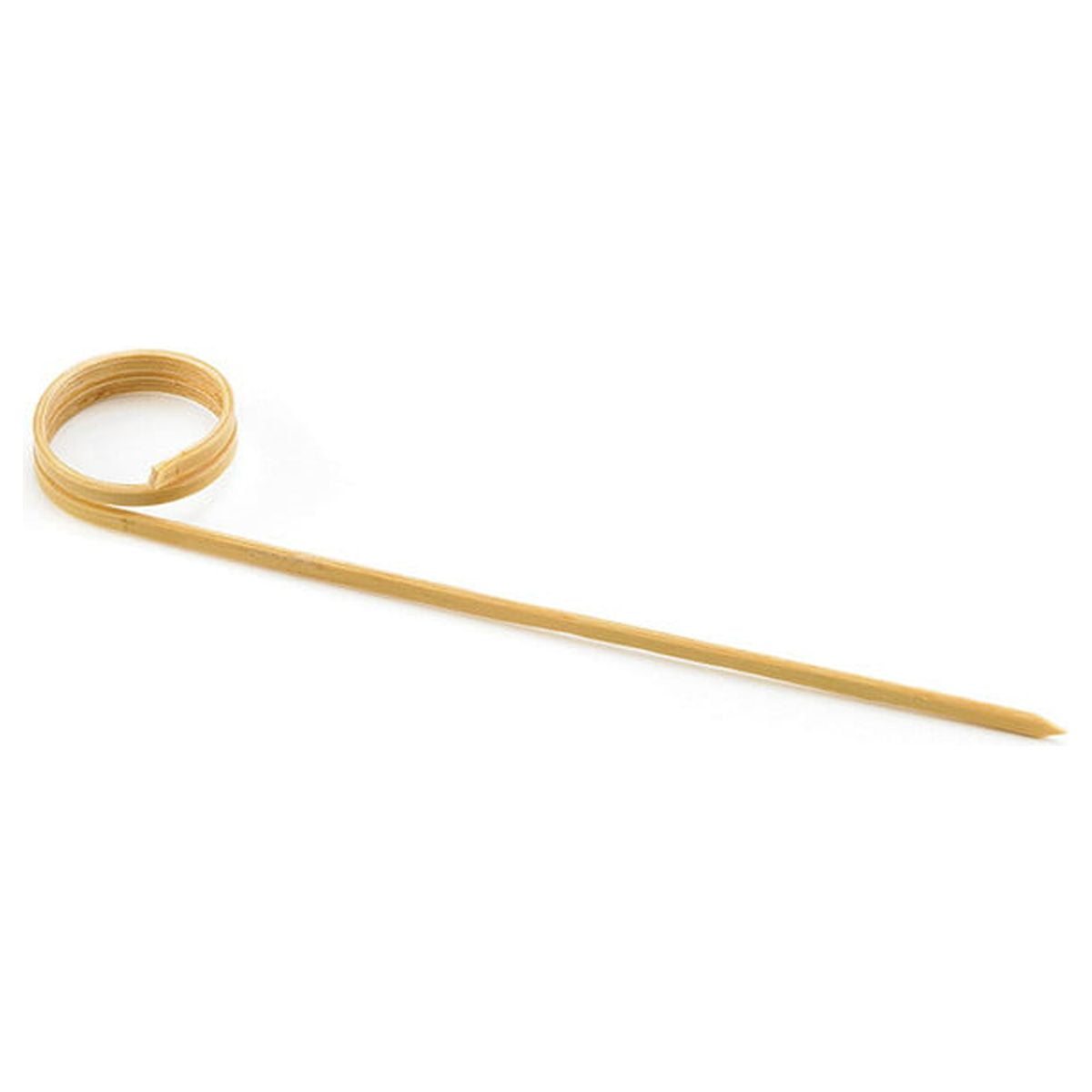 Tablecraft Bamboo Pick Menu Card Holder, Beige 4.5" | 100/Pack