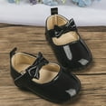 thumbnail image 6 of Bonario Baby Girls Shoes Infant Mary Jane Dress Bowknot Princess Crib Flats for Newborn First Walkers 3-18 Months, 6 of 7