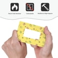 thumbnail image 4 of DouZhe 1-Gang Decorator/Rocker Wallplate, Lollipop Sun Cube Kite Doodle Decorative Wall Plates, 4 of 7