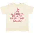 thumbnail image 3 of Inktastic Girls Cute Karate Martial Arts Girls Toddler T-Shirt, 3 of 5
