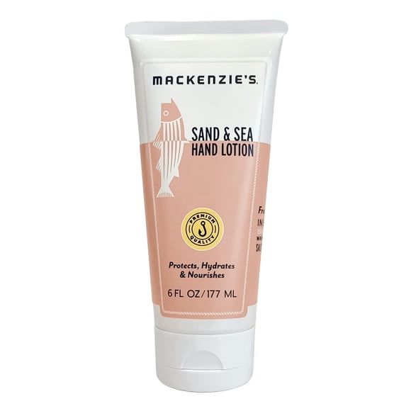 MACKENZIE'S Sand & Sea Lotion 6 oz - Regalos para pescadores - Regalos para hombres - Regalos para mujeres - Natural - Hidratante - Loción de manos - Loción corporal