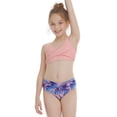 thumbnail image 2 of xiaxaixu Parent-Child 2Pcs Swim Suit Crop Tank Tops with Triangle Bottoms, 2 of 6
