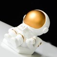 thumbnail image 3 of Adornos de astronauta, escultura de viajero espacial, modelo de estatua para el hogar, estantería, decoración de escritorio, regalo de cumpleaños creativo MYY2020-4A, 3 of 5
