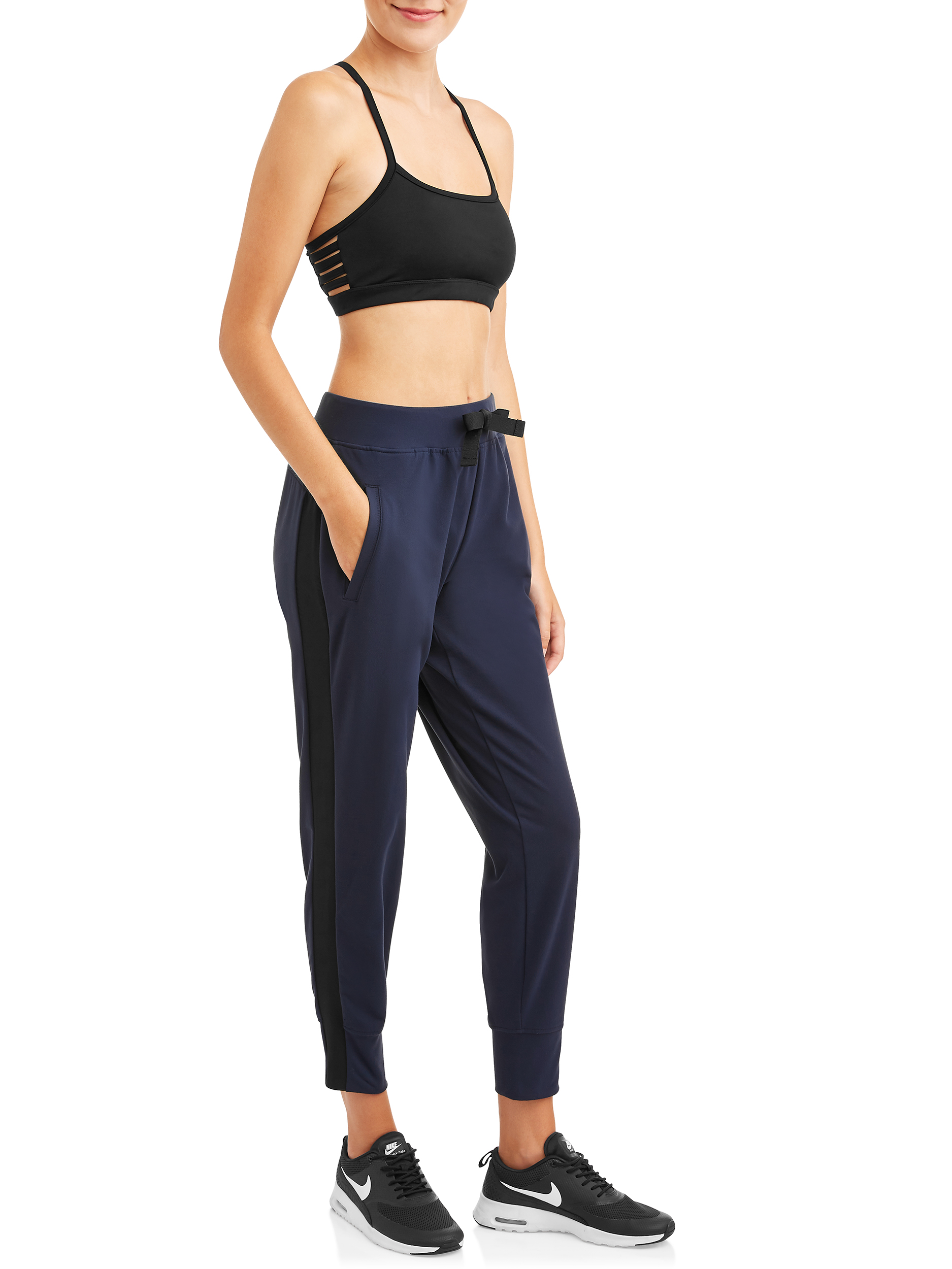 Avia Women's Athleisure Jogger Crop With Side Stripe - image 4 of 4