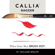 Willow Wolfe Callia Artist Dagger Brush-3/8