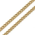 thumbnail image 3 of Adjustable 304 Stainless Steel Curb Chains Necklaces Making with Slide Slider Beads Golden 23.62 inch(60cm) Inner Diameter: 0.12 inch(0.3cm), 3 of 3