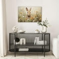 thumbnail image 3 of Spring Bunny Rabbit Wall Art Print Painting,Easter Canvas Wall Art for Easter Decor，Easter Decorations,Rustic Easter Wall Decorations With Flowers Nursery Decor Living Room Decor, 3 of 3