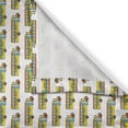 thumbnail image 3 of Ambesonne School Bus Kitchen Curtains, Going to Classroom Art, 55"x39", White Yellow Pale Blue, 3 of 3
