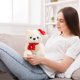 thumbnail image 5 of Christmas Gift Scarf Cute Bear Doll Toy Christmas Hat Bear Doll Cloth Doll, 5 of 6