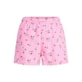 thumbnail image 6 of Joyspun Women's Woven Pajama Boxer Shorts, 3'' Inseam, Sizes XS-3X, 6 of 7