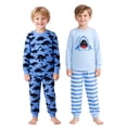 thumbnail image 3 of BenBen Kids Toddler Boy Pajamas Pj Set Long Sleeve Snug Fit Soft & Cozy Sleepwear Loungewear 2-Pack - Size 2Y to 10Y, 3 of 7