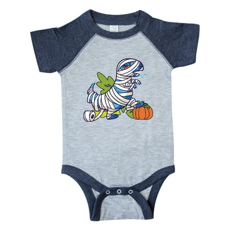 

Inktastic Halloween Dinosaur Mummy Gift Baby Boy or Baby Girl Bodysuit