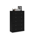 thumbnail image 3 of Studio 5 Drawer Chest, Black, 3 of 6