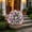 C style, variant on UV Resistant Artificial Outdoor Flowers, Glowing Eucalyptus Violet Ground Stake Plantss, Faux Greenery for Yard Patio Porch Decor
