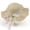 Beige, variant on Womens Wavy Oversized Brim Straw Hat with Floral Tulip Lace Ribbon for Summer Seaside Vacation Outdoor Shoot Neighborhood Potluck Soft Elegant Accessory Beige