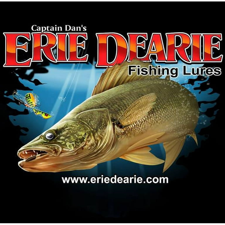 Erie Dearie The Original Erie Dearie Lure, 3/8 oz, Flourescent Red 