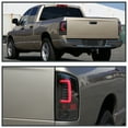 thumbnail image 2 of Spec-D Tuning Jet Black LED Bar Tail Lights Compatible with 2002-2006 Dodge Ram 1500/2500/3500, Left + Right Pair Assembly, 2 of 5