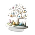 thumbnail image 4 of Huevos de Pascua, decoración de conejo, decoración de Pascua 2D, adorno decorativo creativo de conejito Estilo A, 4 of 9