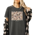 thumbnail image 2 of He Is Risen Shirt for Women - Ink-Printed Pearls Easter Matthew 28:6 Floral Tee Pepper Shirt Adult X-Large, 2 of 7