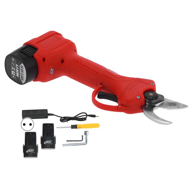 Tijeras de podar eléctricas, podadora portátil recargable de ramas de árbol para jardín, enchufe de AC100V-240VEU