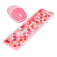 thumbnail image 3 of Keyboard Mouse Combo 2.4G Retro Multi Color Mute Cover Wireless Keyboard and Mouse Set, 3 of 7