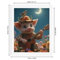 thumbnail image 2 of Paint By Numbers Kit for Adults Beginner - DIY Whimsical Pig Playing Guitar Night Canvas Painting Kits for Adults, Frameless Paint By Number for Adults for Home Wall Decor 16x20 Inch, 2 of 7