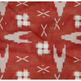 thumbnail image 4 of oneOone Organic Cotton Poplin Twill Fabric Arrow Sign & Check Kasuri Print Fabric BTY 42 Inch Wide, 4 of 4