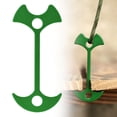thumbnail image 3 of Apeya Camping Tent Green Anchor Kit, Multi-Functional Fishbone Stakes for Wooden Decks and Hard Ground, Lightweight Aluminum Guyline Adjusters, 3 Pack, 3 of 7
