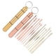 thumbnail image 2 of Kit de extracción de cerumen de acero inoxidable, cuchara para los oídos, recogedor de cerumen, herramienta de limpieza (oro rosa), 2 of 14