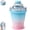 Gradient colors, variant on 2-in-1 Collapsible Silicone Ice Ball Maker Cup, Portable Ice Sphere Mold and Travel Tumbler for Whiskey Iced Coffee Easy to Clean