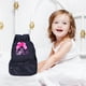 thumbnail image 4 of EeaseMX Mochila infantil creativa con estampado de ballet, bolsa informal de lona para estudiantes universitarias (negra), 4 of 7