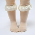 thumbnail image 3 of B91xZ Girls Cushioned Crew Socks Colorful Creative Fun Novelty Design Crew Socks,Beige S Infant, 3 of 5