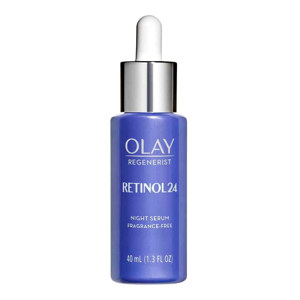 Olay Regenerist Retinol 24 Fragrance Free Night Facial Serum with Vitamin B3 + Retinol complex, 1.3 Fluid Ounce