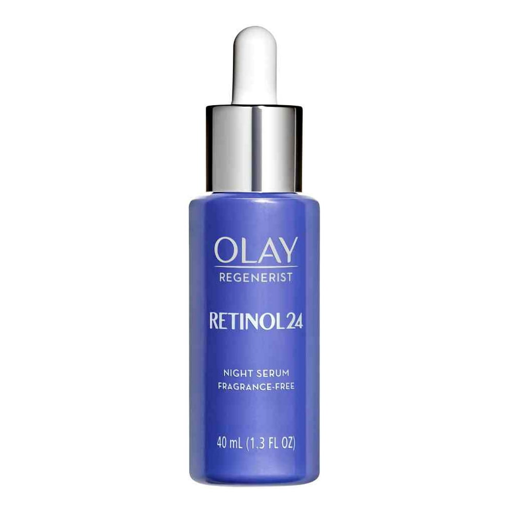 Olay Regenerist Retinol 24 Fragrance Free Night Facial Serum with Vitamin B3 + Retinol complex