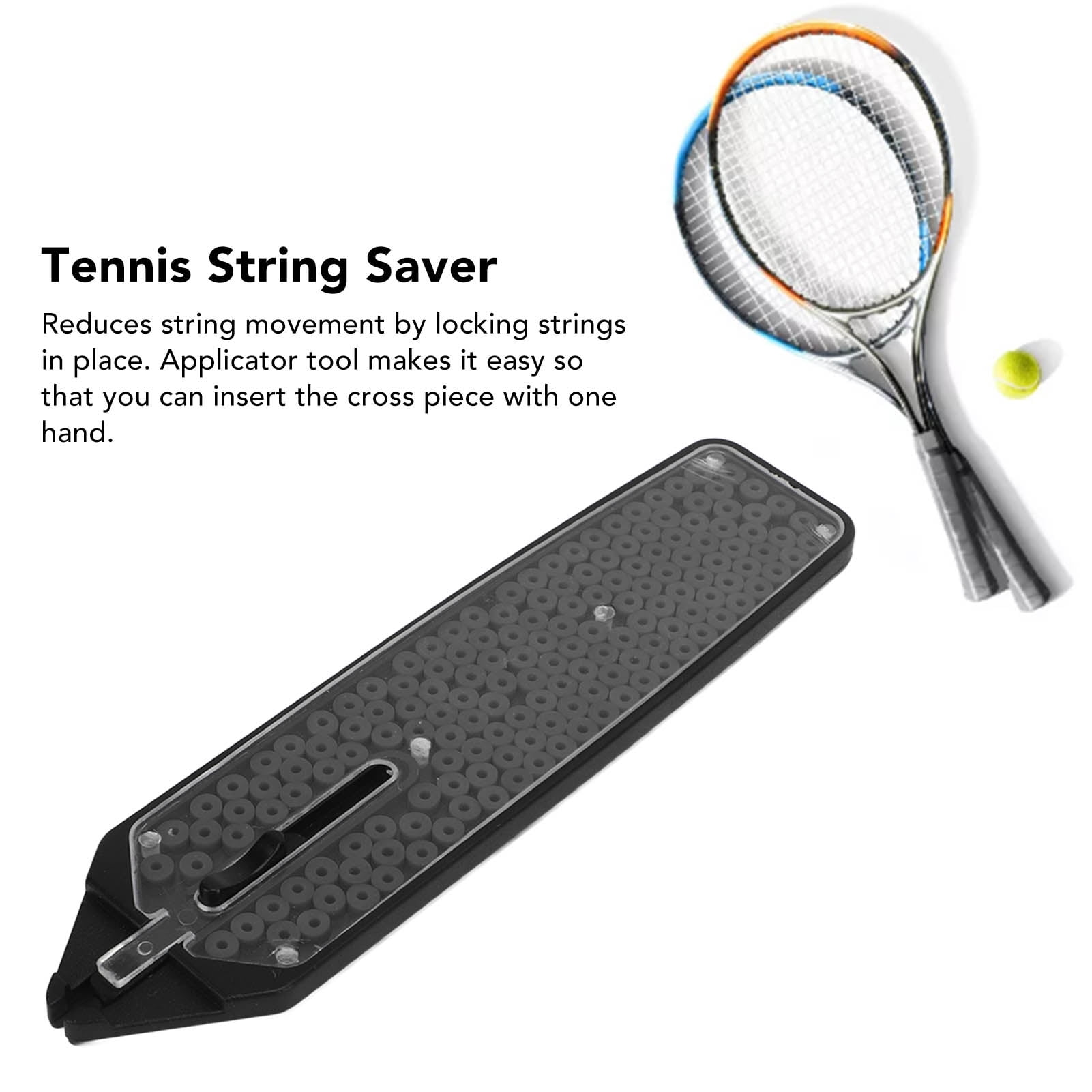 String Saver Pour Raquette De Tennis - Lot De Protections En Plastique, Réduit Le Frottement Des Cordes
