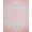 Pink Blue, Pattern 1, variant on ODIKA 4'x6' Pink Lattice Boho Center Scroll Trellis Border Damask Vintage Washable Area Rug None for Bedroom, Reading Nook, Pet Friendly & Non-Shedding
