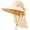 Beige, variant on Minzimin Womens Sun Hat UV Protection, Foldable Waterproof Wide Brim Bucket Hats with Neck Flap for Summer Beach Fishing Hiking