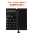 thumbnail image 3 of TFixol Foldable Scientific Calculator with 6-Inch Writing Pad, Dual Power (Solar & Battery), 10-Digit Display, 240 Functions, Ideal for Students, Office, and Home Use, 3 of 6